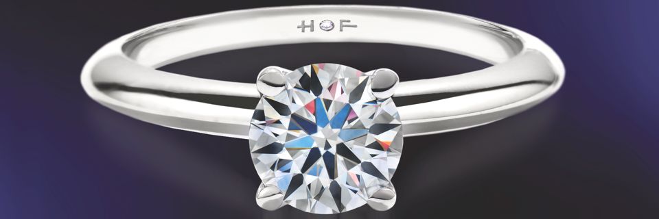Hearts On Fire Diamond Solitaire Engagement Ring